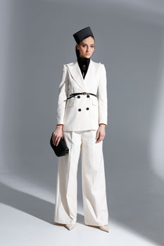 Tiffany Production Sako na dvoredno kopčanje